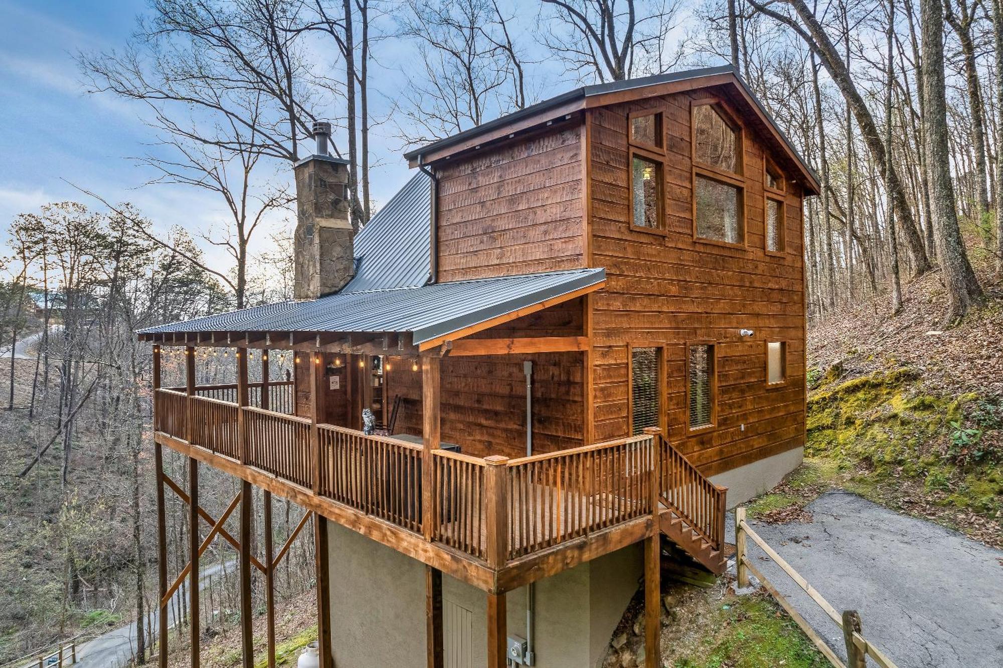 Private! Hot Tub, Views, & Games Villa Sevierville Eksteriør billede